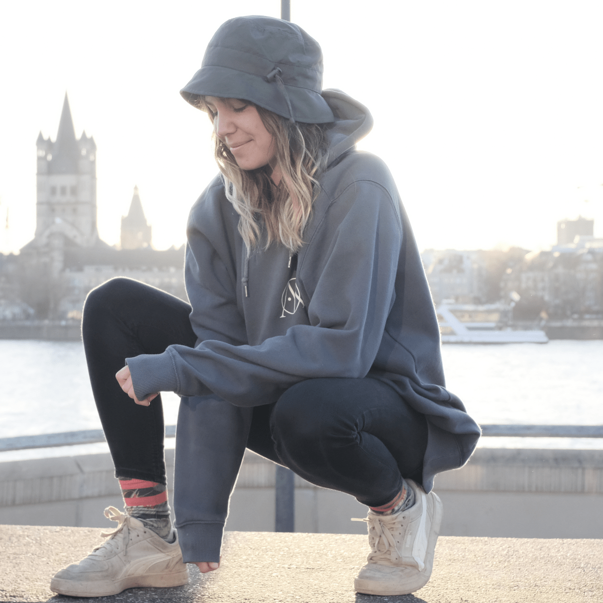 Massafari Hoodie Oversize Grau Köln Streetwear