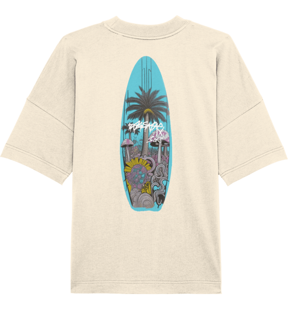 Organic Oversize Shirt Surf Streetwear Massafari Farbe Nature Raw