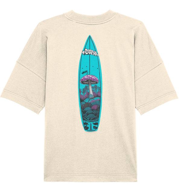 Organic Oversize Shirt Surf Streetwear Massafari Farbe Natur Raw