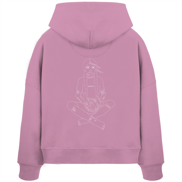 Navajo - Massafari Womens Organic Boxcut Hoodie – Bild 4