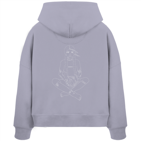 Navajo - Massafari Womens Organic Boxcut Hoodie – Bild 6