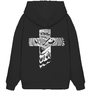 M Squad Cross - Organic Oversize Hoodie