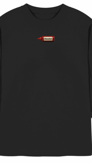 Massafari Ketchup - Organic Heavy Oversized Longsleeve T-Shirt