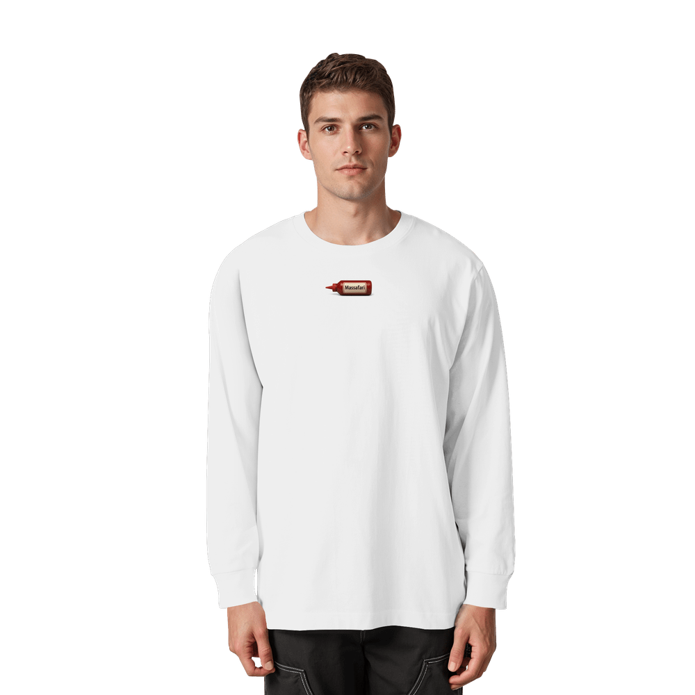 Massafari Ketchup - Organic Heavy Oversized Longsleeve T-Shirt – Bild 9