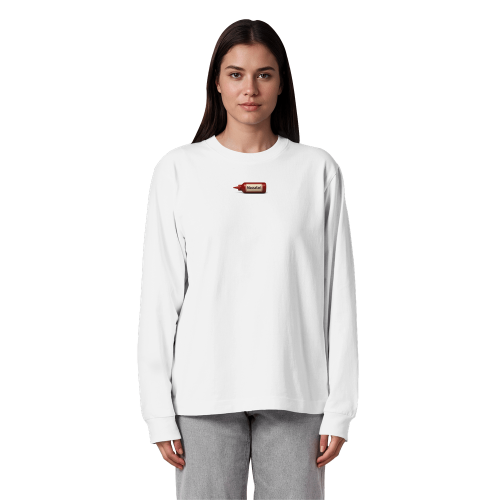 Massafari Ketchup - Organic Heavy Oversized Longsleeve T-Shirt – Bild 10