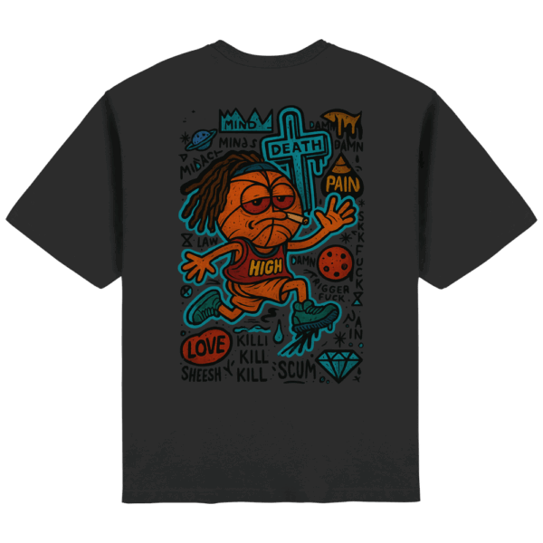 Ball - Streetwear Oversized T-Shirt – Bild 3
