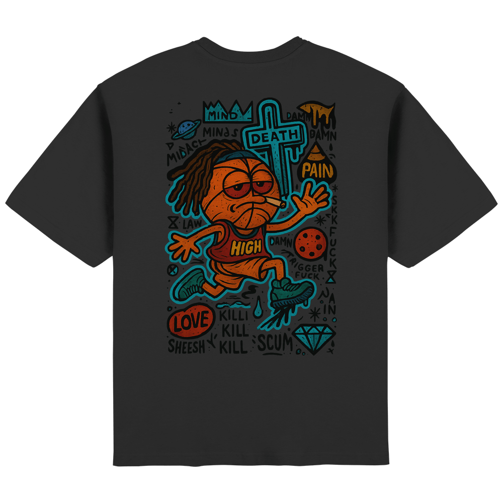 Ball - Streetwear Oversized T-Shirt – Bild 3