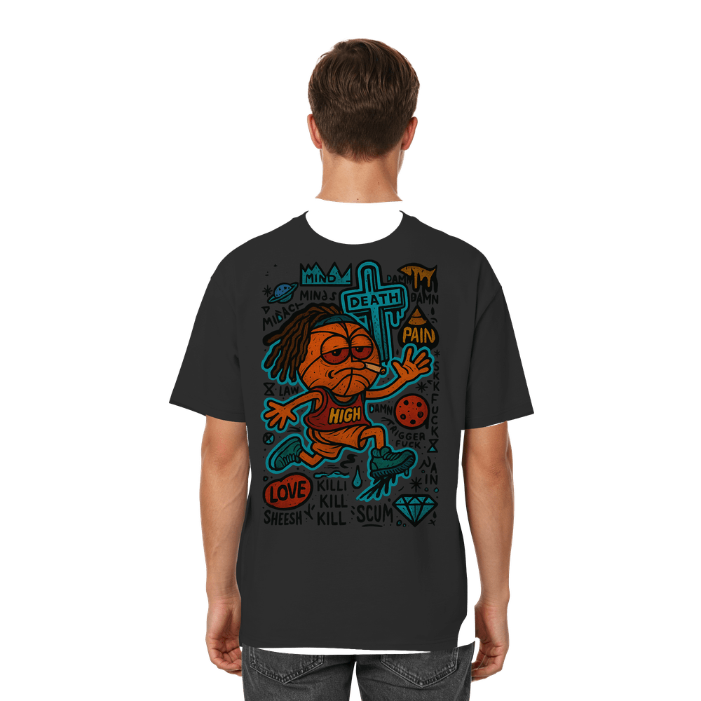 Ball - Streetwear Oversized T-Shirt – Bild 4