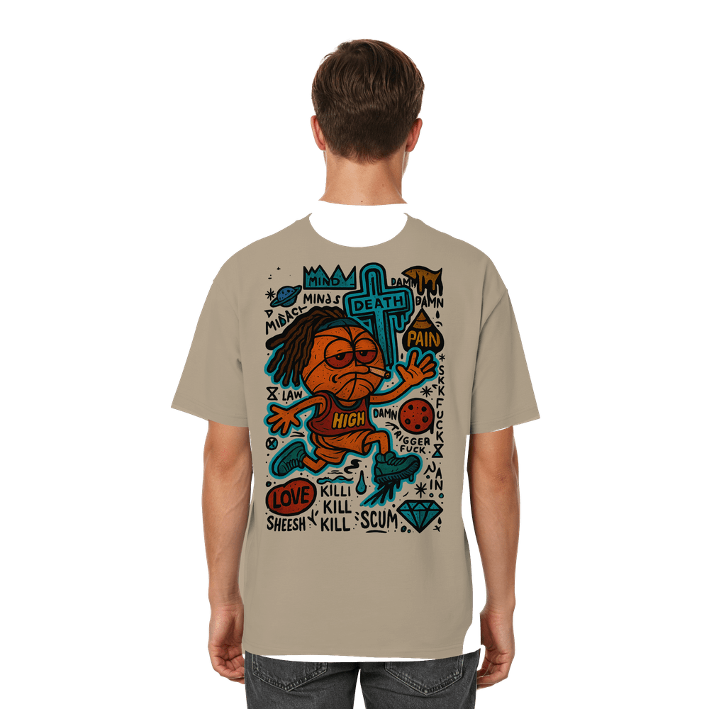 Ball - Streetwear Oversized T-Shirt – Bild 8