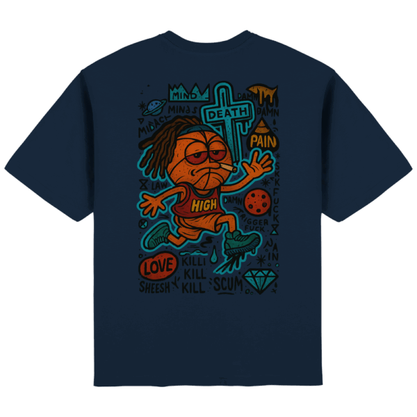 Ball - Streetwear Oversized T-Shirt – Bild 11