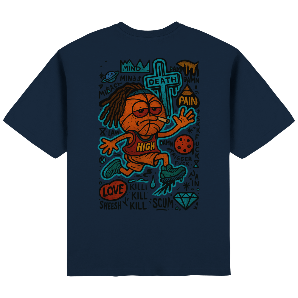 Ball - Streetwear Oversized T-Shirt – Bild 11