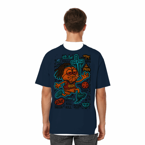 Ball - Streetwear Oversized T-Shirt – Bild 12
