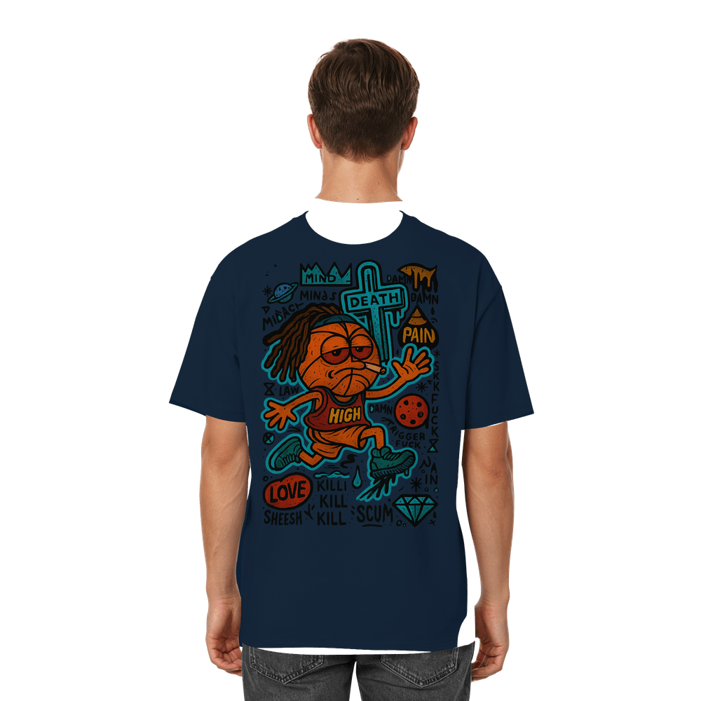 Ball - Streetwear Oversized T-Shirt – Bild 12