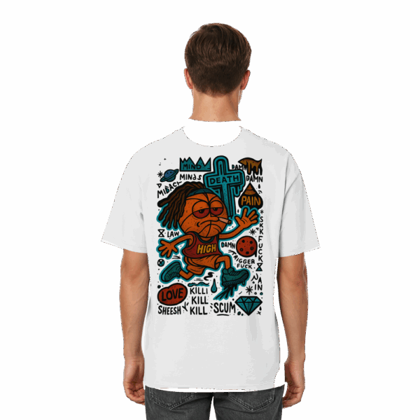 Ball - Streetwear Oversized T-Shirt – Bild 16