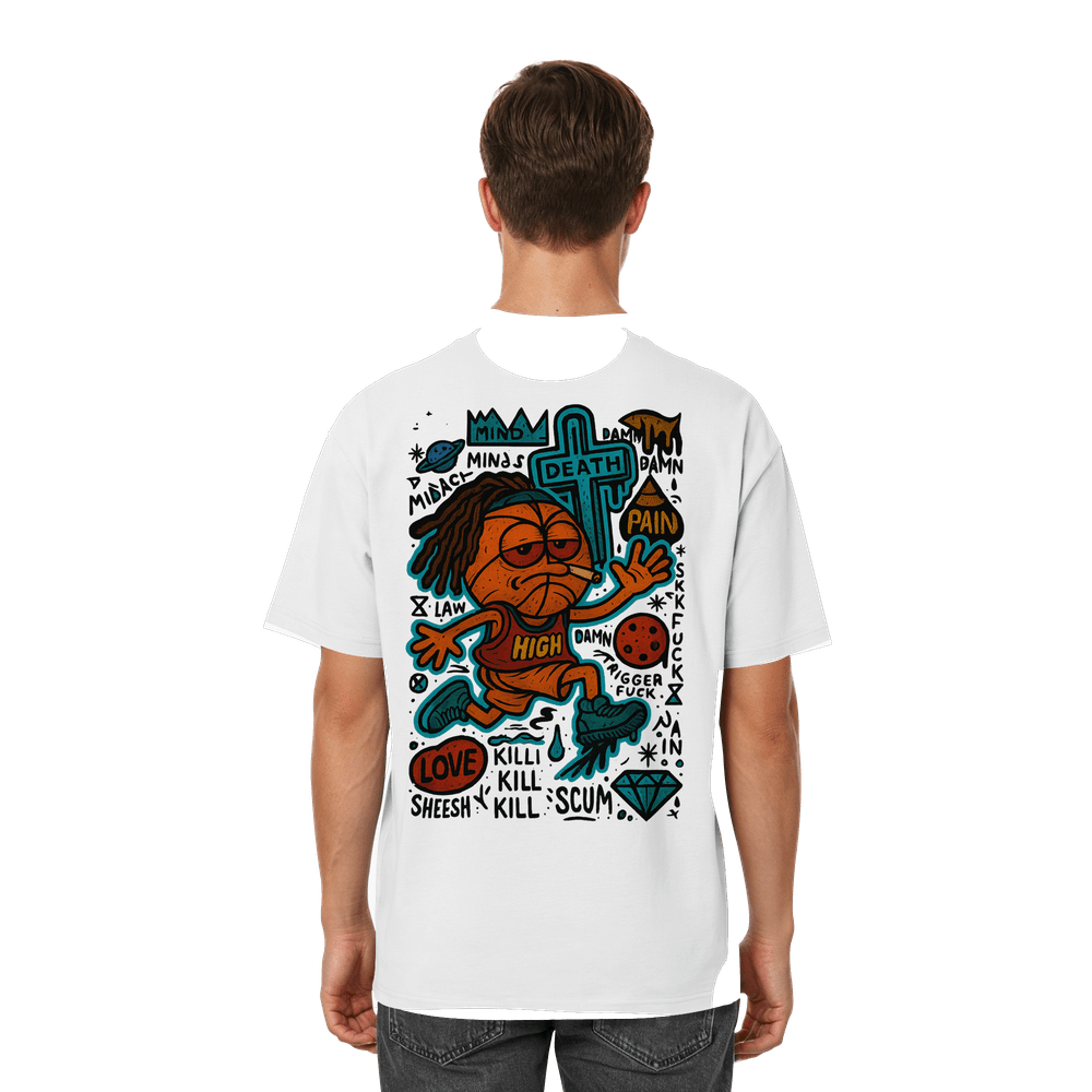 Ball - Streetwear Oversized T-Shirt – Bild 16